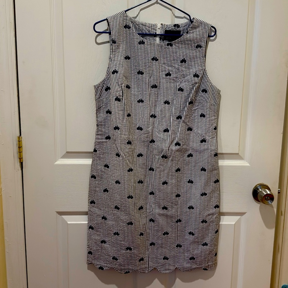 Cynthia Rowley | Bicycle Seersucker Dress size 8